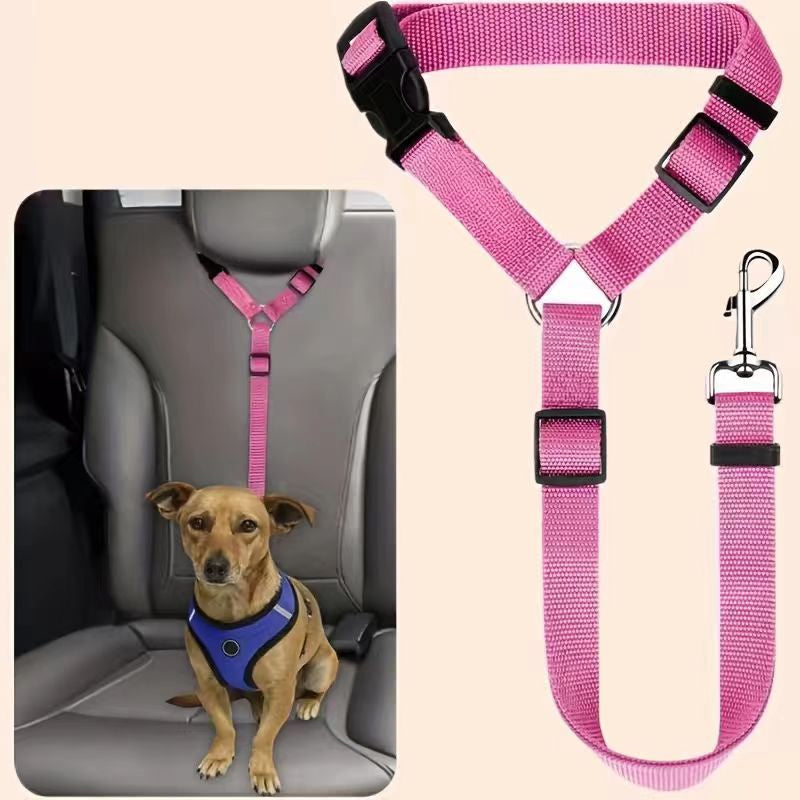🔥New Hot Selling❤️‍🔥Buy One Get One Free🔥 2-in-1 Dog Car Seat Belt & Walking Leash