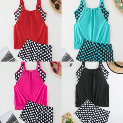 🏖️Summer Hot Sale - ONLY ￡15.99!!⚡50K+ SOLD!🌞🌊Women's Polka Dot Two Piece Swimsuit – Cute Dot Pattern, Comfort Fit & Stylish Beach Wear ☀️