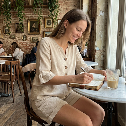🎁Last Day Promotion 50% OFF🔥Women's Casual Cotton Two-Piece Outfit