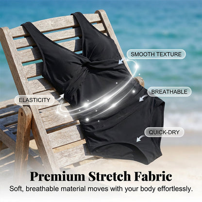 🏖️Summer Hot Sale  £14.99!!⚡50K+ SOLD!🩱Women's Tummy Control One-Piece Swimsuit