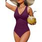 🏖️Summer Hot Sale  £14.99!!⚡50K+ SOLD!🩱Women's Tummy Control One-Piece Swimsuit