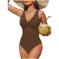 🏖️Summer Hot Sale  £14.99!!⚡50K+ SOLD!🩱Women's Tummy Control One-Piece Swimsuit