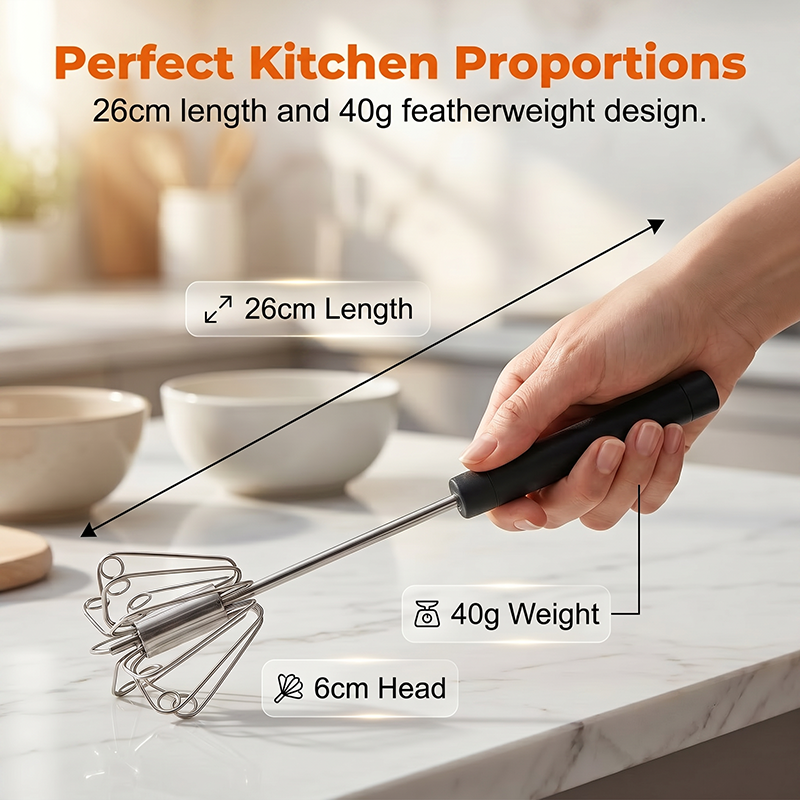 🥚 BUY 2 GET 1 FREE! 🔥 Stainless Steel Semi-Automatic Hand Egg Beater – Fast & durable – Perfect for eggs, batter or cream – smooth whisking without effort 🍳