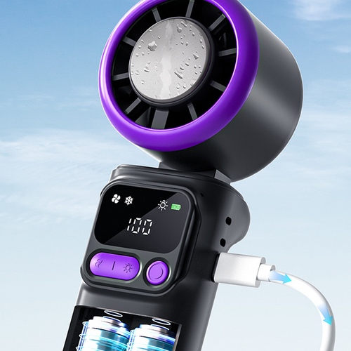 ✨ Limited Time! ✨Portable Cooling Fan with Ice Compress Plate