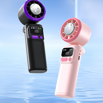 ✨ Limited Time! ✨Portable Cooling Fan with Ice Compress Plate