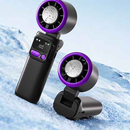 ✨ Limited Time! ✨Portable Cooling Fan with Ice Compress Plate