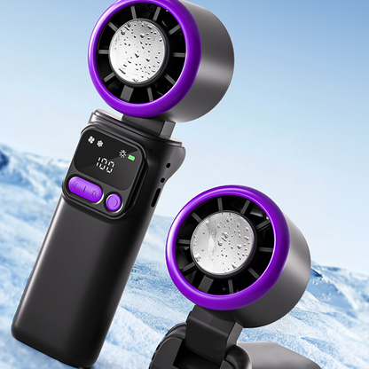 ✨ Limited Time! ✨Portable Cooling Fan with Ice Compress Plate