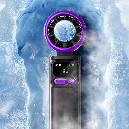 ✨ Limited Time! ✨Portable Cooling Fan with Ice Compress Plate