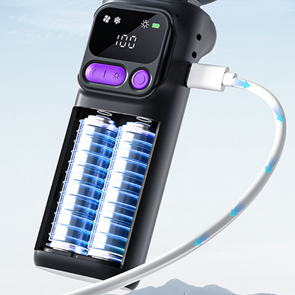 ✨ Limited Time! ✨Portable Cooling Fan with Ice Compress Plate