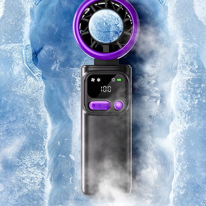 ✨ Limited Time! ✨Portable Cooling Fan with Ice Compress Plate