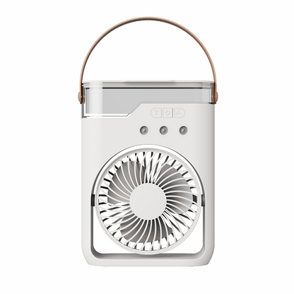 🔥SUMMER HOT SALE £18.99!!⚡0K+ SOLD!🧊❄️Portable Air Conditioner – Triple‑nozzle mist + fan, ice‑compatible for extra chill. 200ml tank, 7 colours, 5 speeds. Your personal summer oasis! 💨✨