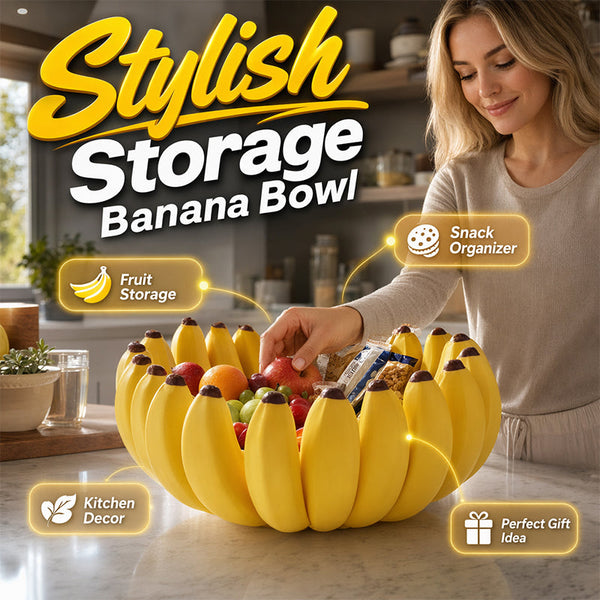 🍌Limited-time 50% off🍇Creative Banana Shape Fruit Bowl🍓
