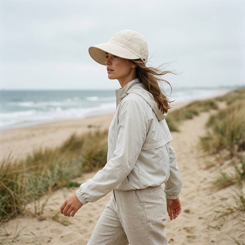 🔥LAST DAY SALE: ONLY ￡6.99!!🎁✨Women’s UPF 50+ Elegant Foldable Sun Hat – Wide-Brim Cotton Bucket Hat with Neck Flap & Adjustable Strap 🌞🇬🇧 | Packable, Breathable & Beach-Ready