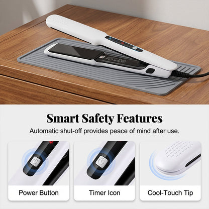 👍LAST WEEK SALE -Up to 50% OFF💇‍♀️2-in-1 Hair Straightener and Curler with Negative Ionic Care