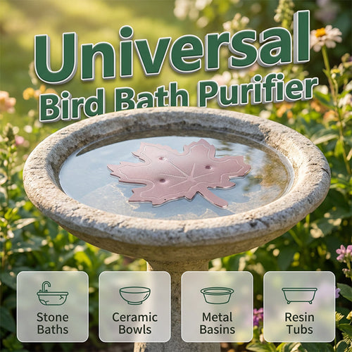 ⏳LAST DAY SALE ONLY ￡9.99!!🎁Buy 1 Get 1 Free🔥 🌿Universal Fit Bird Bath Cleaner🐦💦Wildlife-Safe Leaf Purifier for Fresh, Clear Water in Any Garden Basin | Rust-Resistant & Low Maintenance🛡️✨