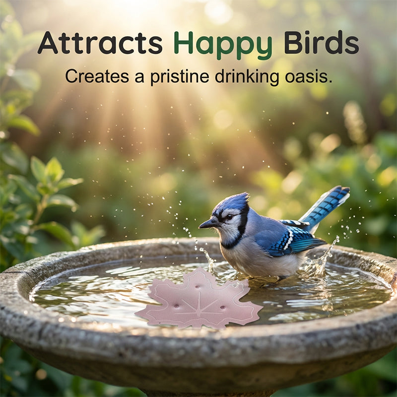 ⏳LAST DAY SALE ONLY ￡9.99!!🎁Buy 1 Get 1 Free🔥 🌿Universal Fit Bird Bath Cleaner🐦💦Wildlife-Safe Leaf Purifier for Fresh, Clear Water in Any Garden Basin | Rust-Resistant & Low Maintenance🛡️✨