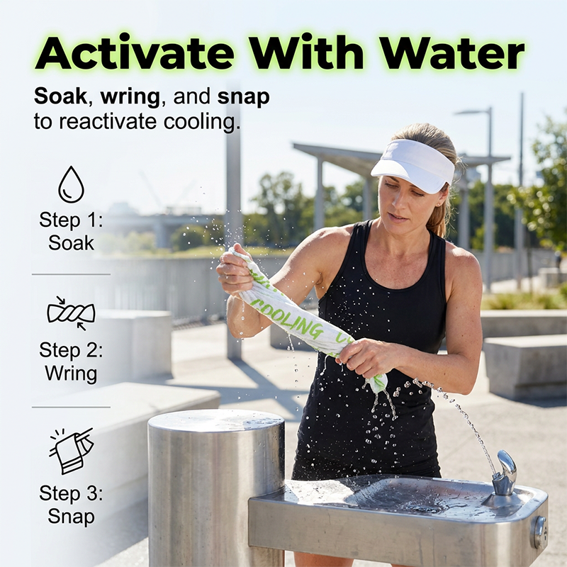 💗LAST DAY SALE 60% OFF:💰5PCS Pack Only £7.99⚡50K+ SOLD‼️❄️Instant Cooling Sports Towel 🏃‍♀️Portable Quick Chill Towel for Gym💪, Beach🏖️, Cycling🚲