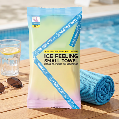 💗LAST DAY SALE 60% OFF:💰5PCS Pack Only £7.99⚡50K+ SOLD‼️❄️Instant Cooling Sports Towel 🏃‍♀️Portable Quick Chill Towel for Gym💪, Beach🏖️, Cycling🚲