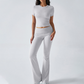 Women's Top & Flare Pants 2-Piece Set