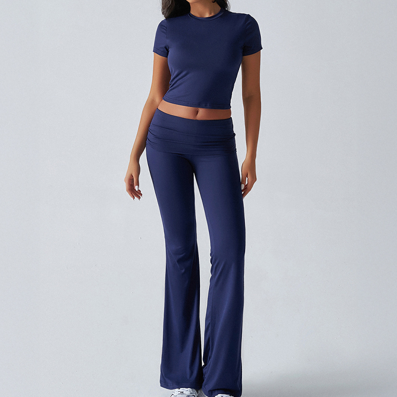 Women's Top & Flare Pants 2-Piece Set