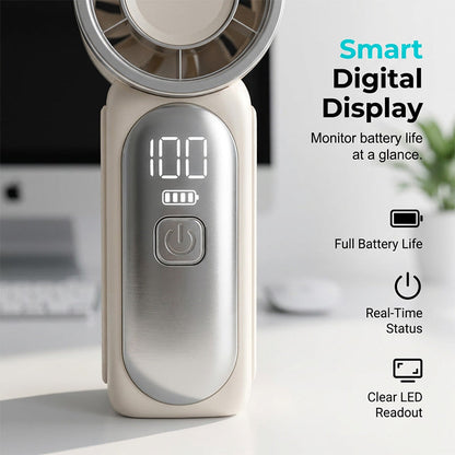 ✨ Limited Time! ✨Portable Cooling Fan with Ice Compress Plate