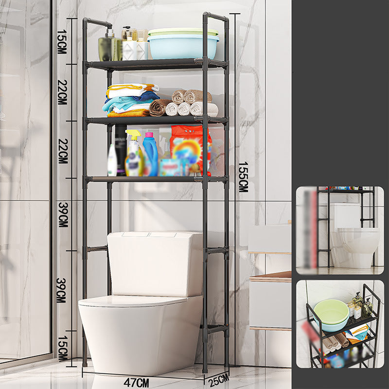 🗄️50% OFF NOW ! 🧺No-Drill Over-Washer Storage Rack, Waterproof Rustproof Laundry & Bathroom Organizer Shelf for Space Saving