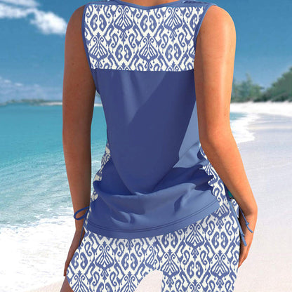 🏖️ Summer Sale 60% off 🏝️🩱 Two-piece tankini – high-waisted with bandeau top – perfect for the beach 👙