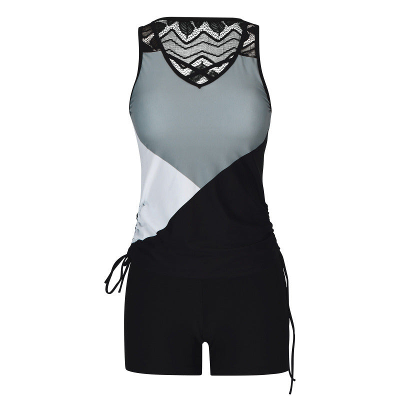 🏖️ Summer Sale 60% off 🏝️🩱 Two-piece tankini – high-waisted with bandeau top – perfect for the beach 👙