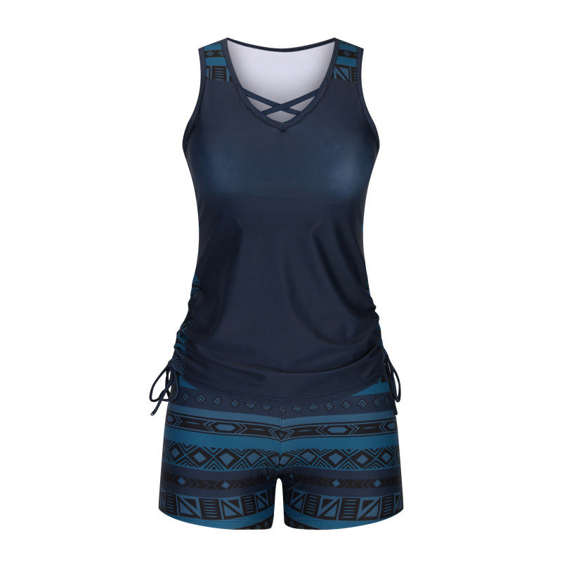 🏖️ Summer Sale 60% off 🏝️🩱 Two-piece tankini – high-waisted with bandeau top – perfect for the beach 👙