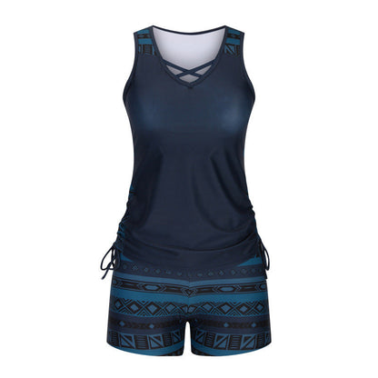 🏖️ Summer Sale 60% off 🏝️🩱 Two-piece tankini – high-waisted with bandeau top – perfect for the beach 👙