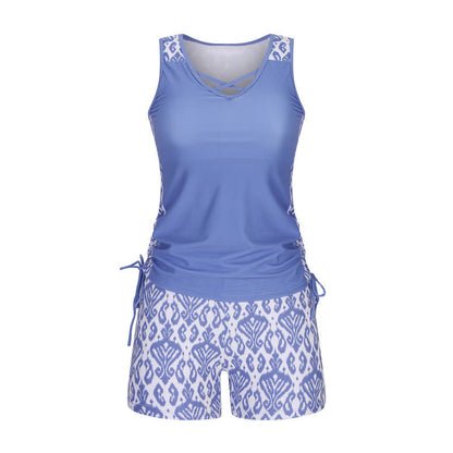 🏖️ Summer Sale 60% off 🏝️🩱 Two-piece tankini – high-waisted with bandeau top – perfect for the beach 👙