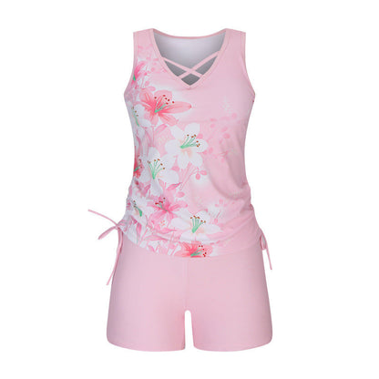 🏖️ Summer Sale 60% off 🏝️🩱 Two-piece tankini – high-waisted with bandeau top – perfect for the beach 👙