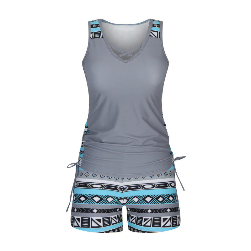 🏖️ Summer Sale 60% off 🏝️🩱 Two-piece tankini – high-waisted with bandeau top – perfect for the beach 👙