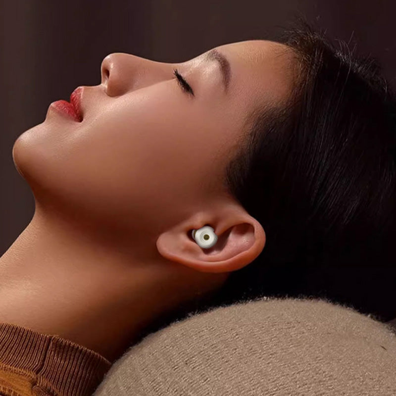 Bouchons d’oreilles de sommeil antibruit réutilisables en silicone
