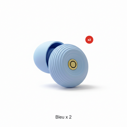 Bouchons d’oreilles de sommeil antibruit réutilisables en silicone