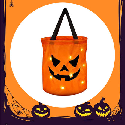 🎁2026 New Arrivals 50% OFF💥Halloween Glowing Pumpkin Bag – LED Lights & Spacious Interior 🍬