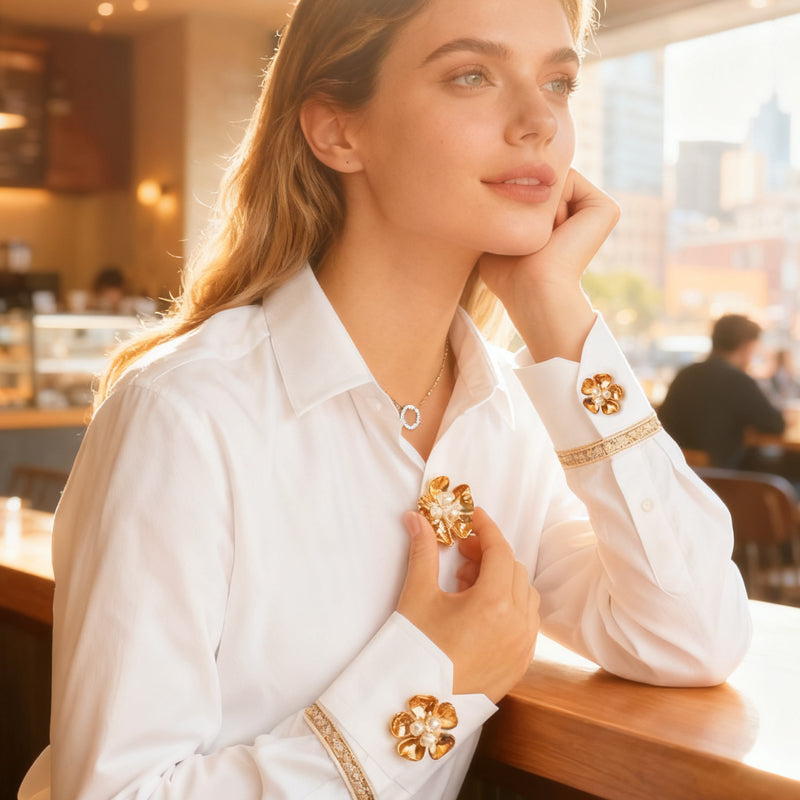 Imitation Pearl Flower Accessories