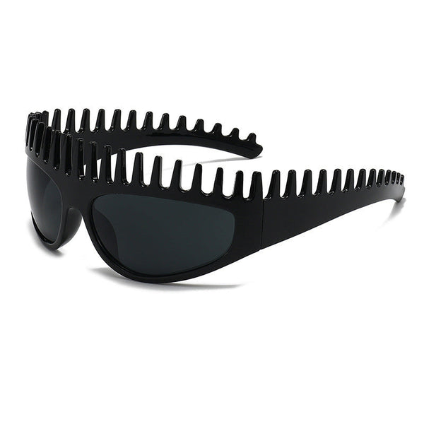 Creative Comb Frame Square Sunglasses