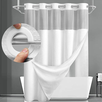 🎁2026 New Arrivals 50% OFF💥Waffle Pattern Shower Curtain