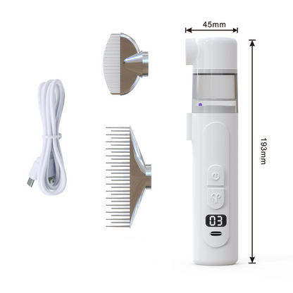 ⏰LIMITED TIME PRICE: ONLY ￡13.99!!!🔥Electric Pet Grooming Comb🐕Keep your furry friends away from mites, fleas and tangled fur！
