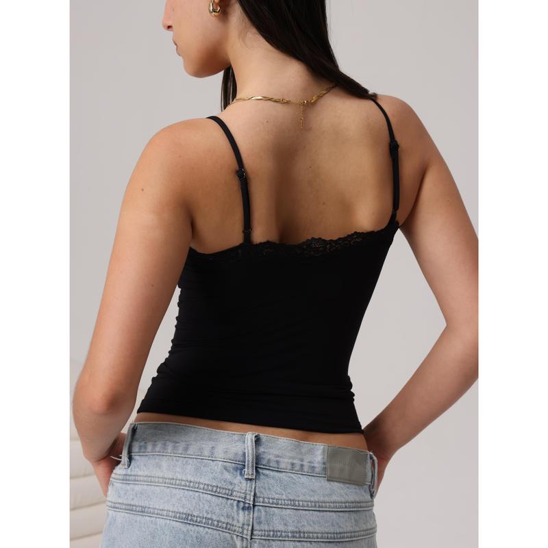 Padded Lace Cami Top
