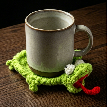 Stress-Relief Crocheted Animal Coaster