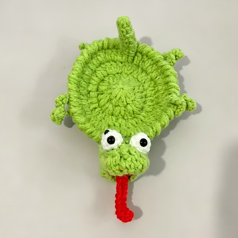 Stress-Relief Crocheted Animal Coaster