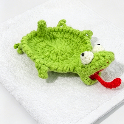 Stress-Relief Crocheted Animal Coaster