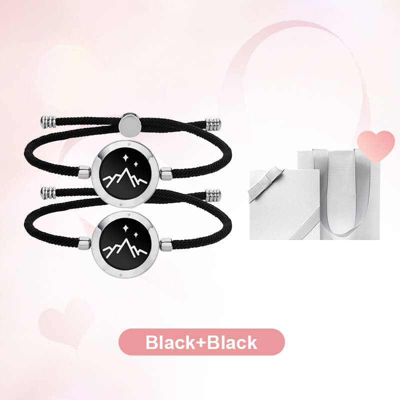 A pair of lover intelligent sensing bracelets