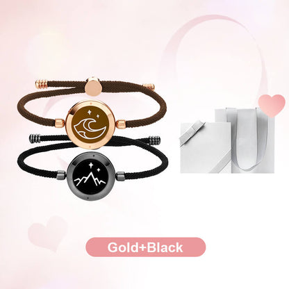 A pair of lover intelligent sensing bracelets