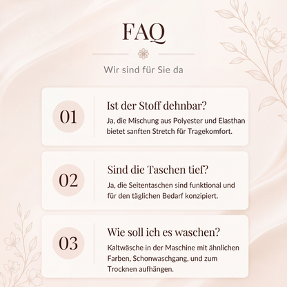 🌸🔥50% RABATT!🔥🔥Blumiges V-Ausschnitt-Kleid mit Taillendrehung – elegant und lässig für jeden Anlass