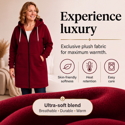 📢📢This Week's Special Price:£14.99!!🔥✨ Women's Zip-Up Fleece Hoodies