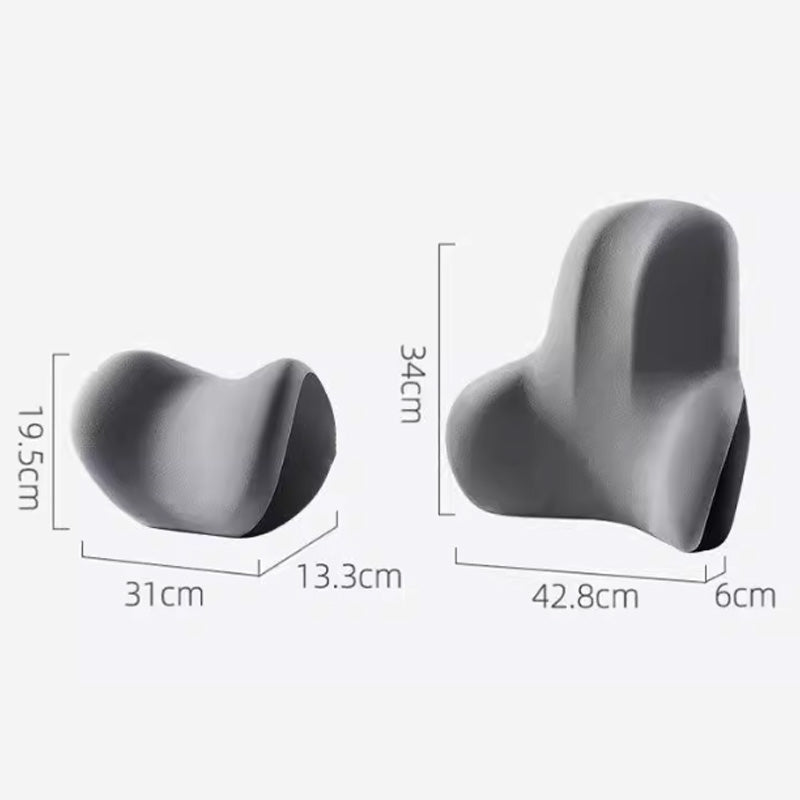 ⏳Limited-time 50% off⏰Memory Foam Headrest & Lumbar Support for Car Seat🚗🛋️