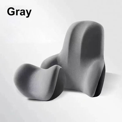 ⏳Limited-time 50% off⏰Memory Foam Headrest & Lumbar Support for Car Seat🚗🛋️